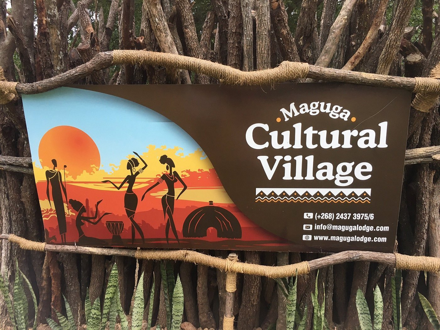People enjoying a cultural market